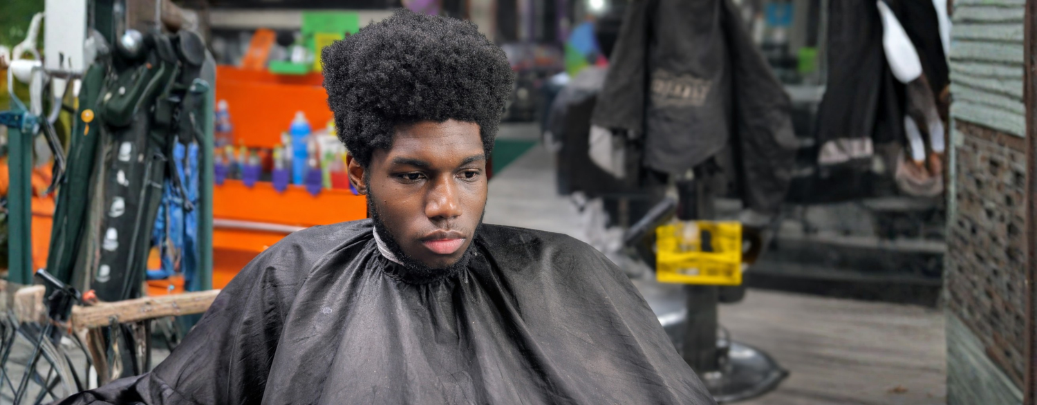 Before using StayPut hair spray