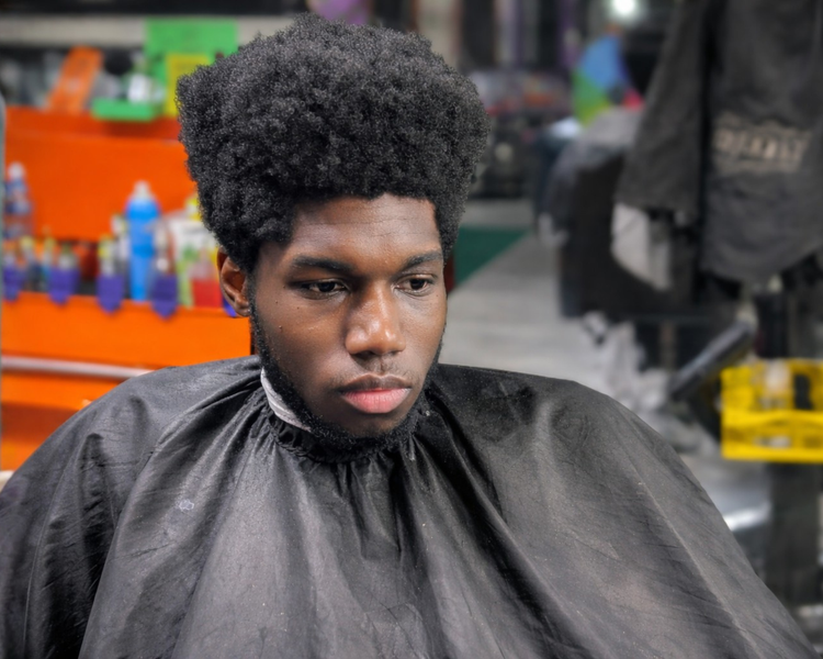 Before using StayPut hair spray